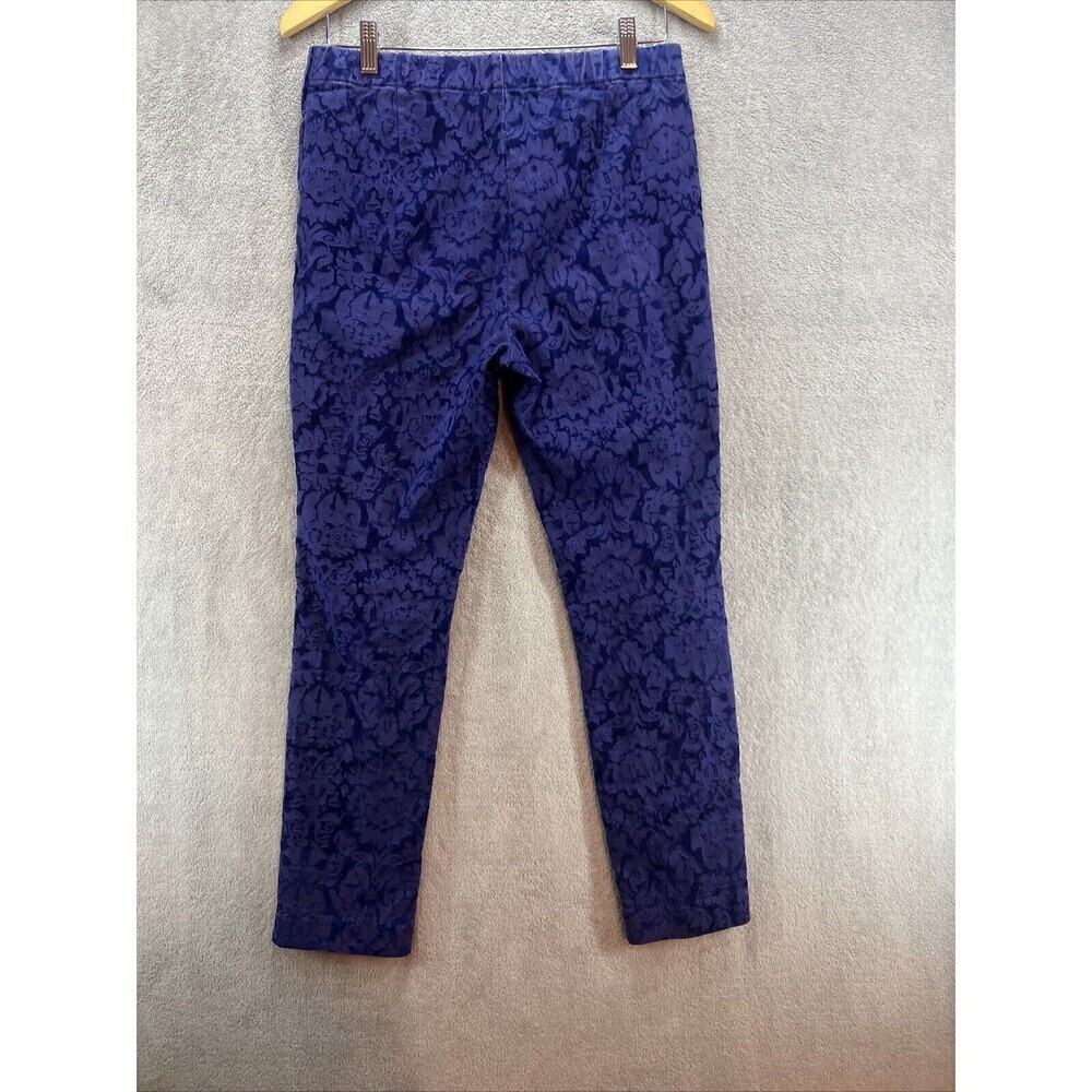 Anthropologie Pants The Essential Skinny Womens Size 6 Purple Velvet Lightweight - Picture 4 of 7